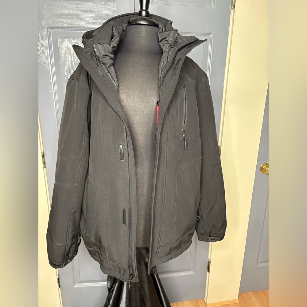 Calvin Klein Men's Charcoal Performance Jacket